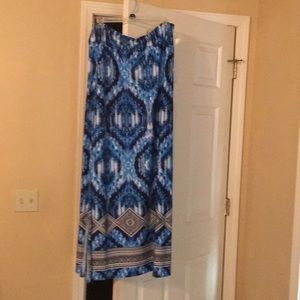 Print Midi/Maxi Skirt